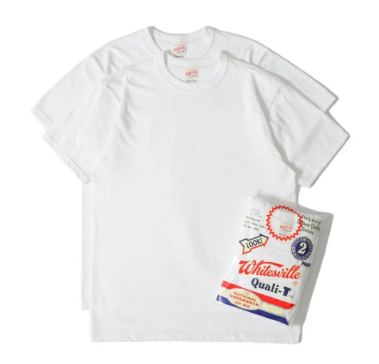 Whitesville 2 Pack T Shirt WV73544 Made in Japan Toyo Enterprise New Black White