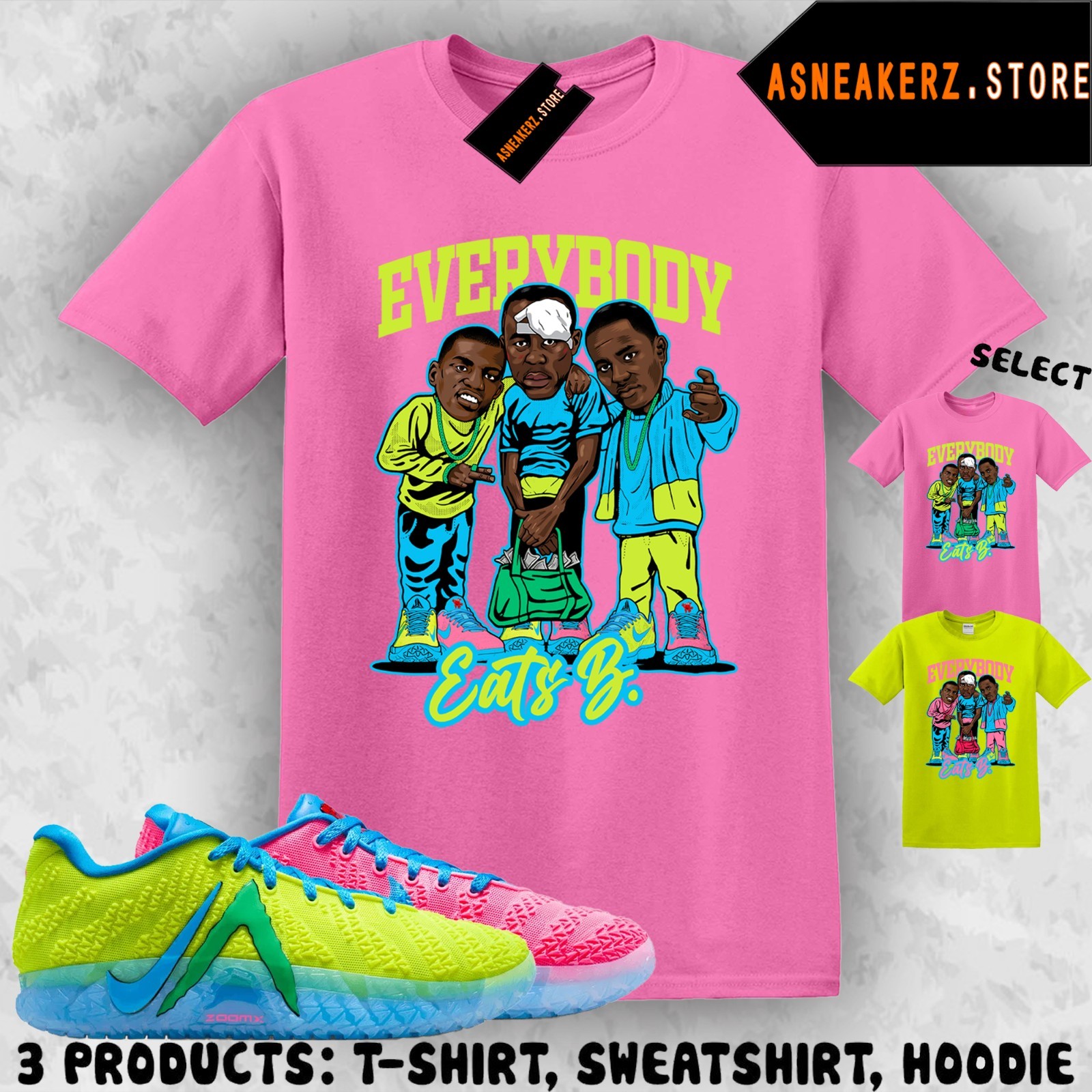 Tee Shirt Matching Ja 3 Kool Aid 2026 To Match Sneaker Everybody Eats B T-Shirt