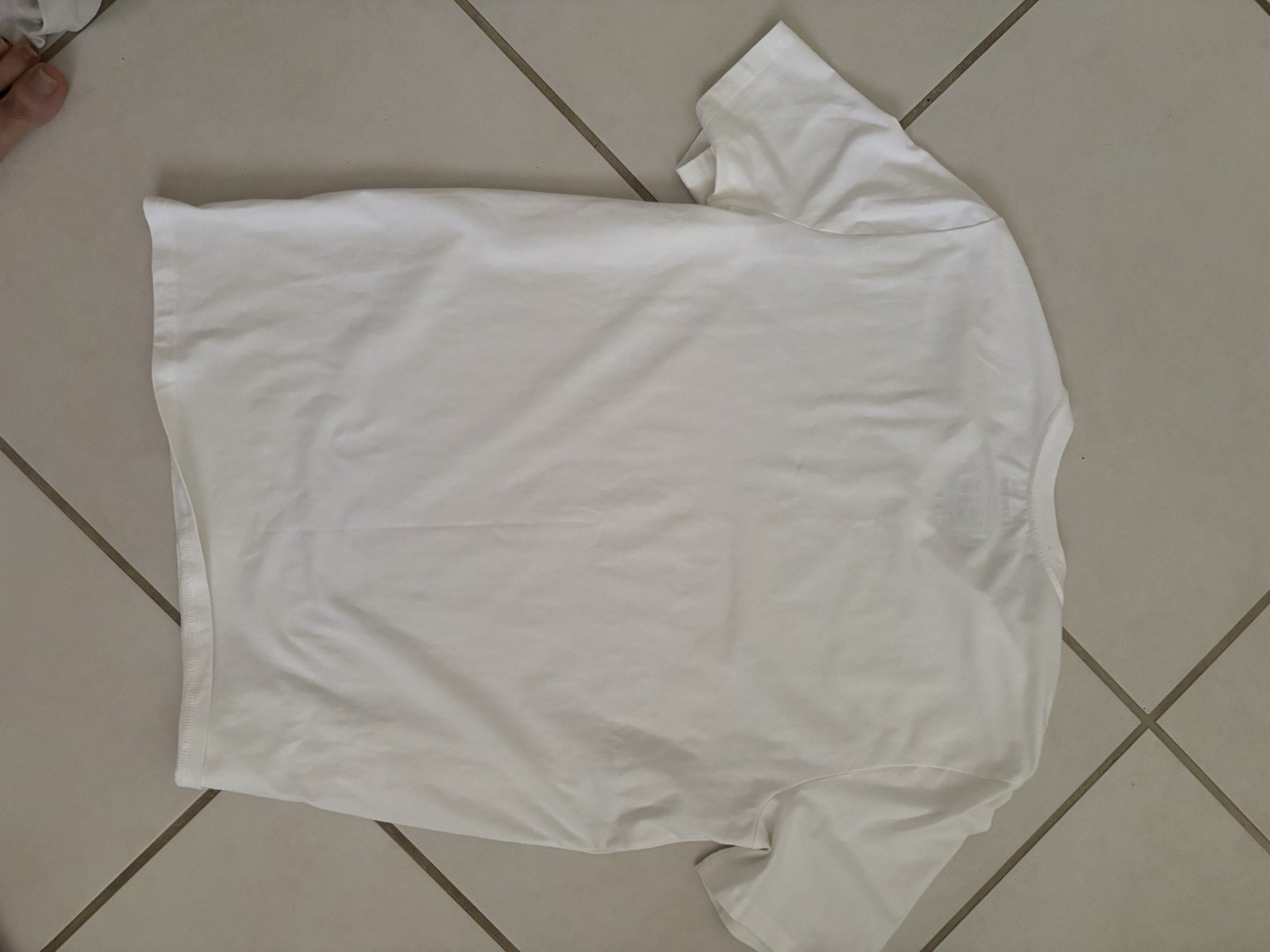 EXPRESS V-Neck Tee Solid WHITE T-Shirt,m Slim Stretch Size XL
