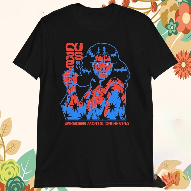 New Unisex Unknown Mortal Orchestra Curse Knife T-shirts SA302 FREE SHIPPING