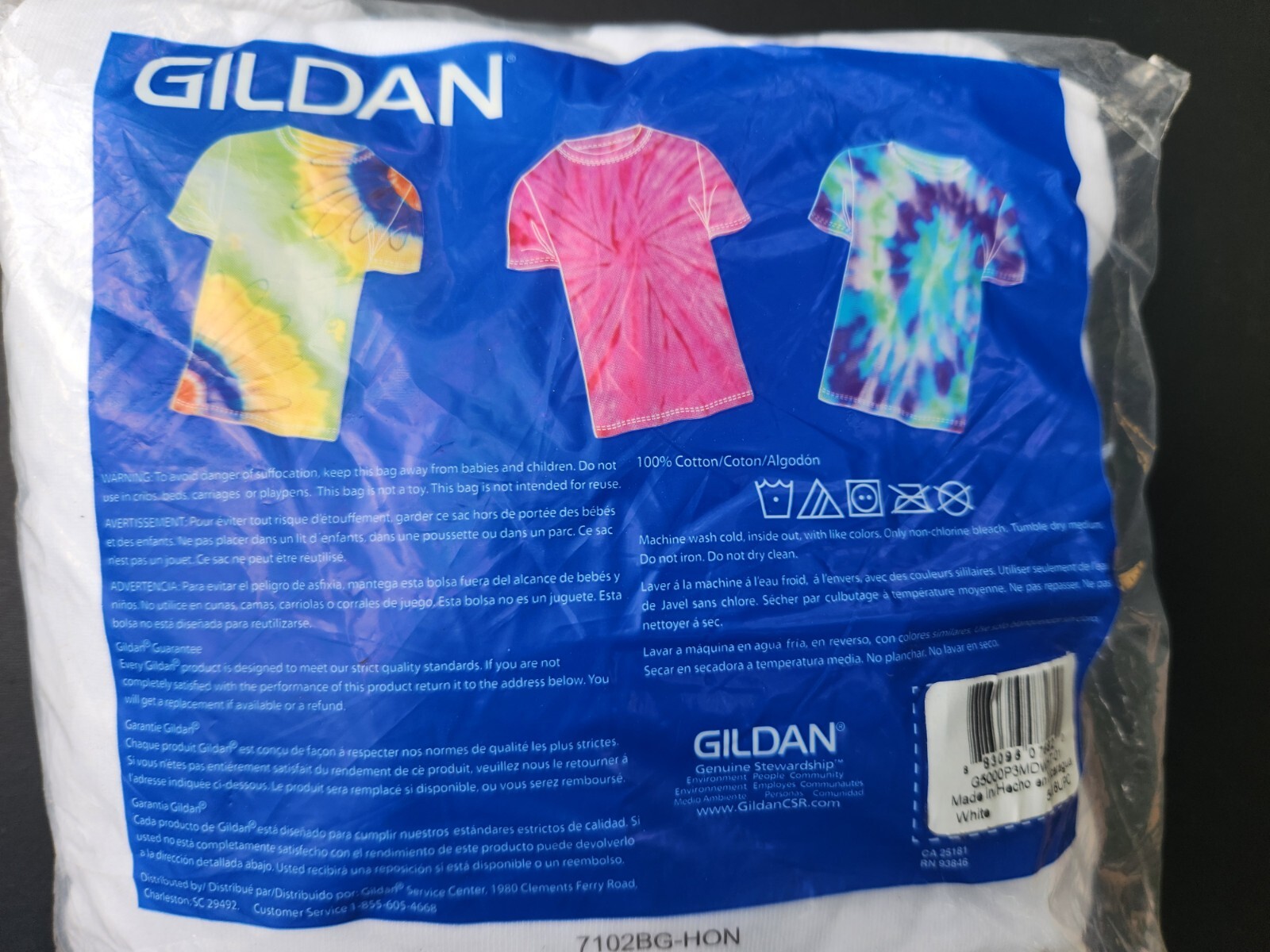 Gildan 100% Heavy Cotton White Adult Medium T-Shirt 3 Pack for Crafting, Size M
