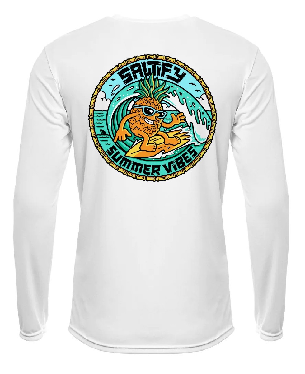 Long Sleeve Microfiber Fishing Boating UPF 50 Sun Protection Shirt