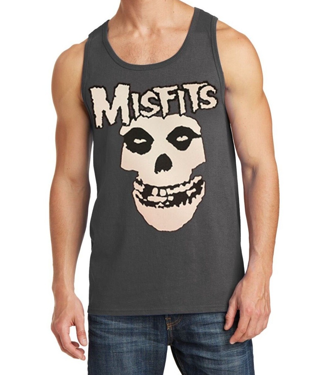 Misfits Punk Rock Band Black Tank Top (Various Colors)