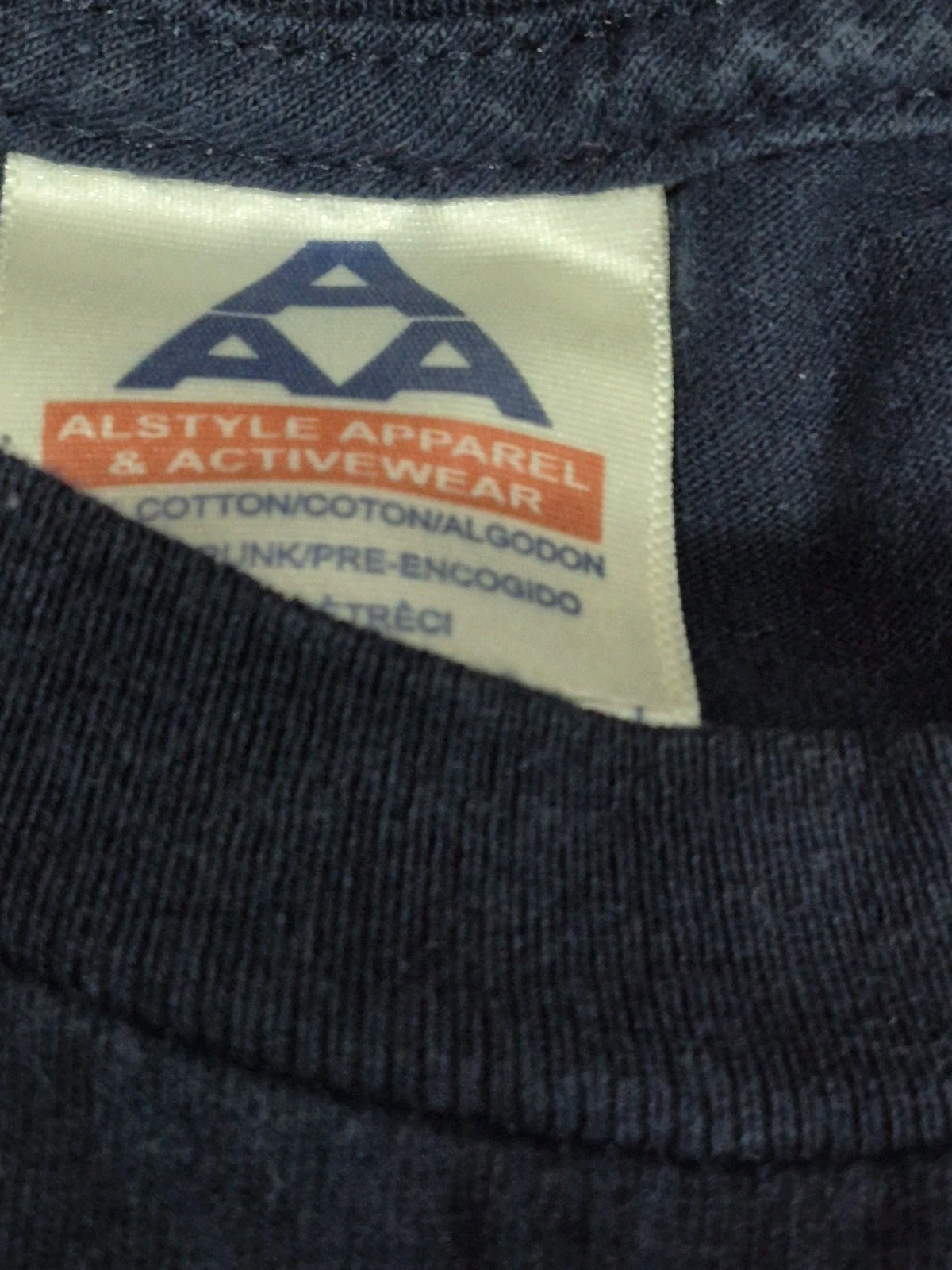 Kauai 100%Cotton Large Navy T-shirt Machine Washable