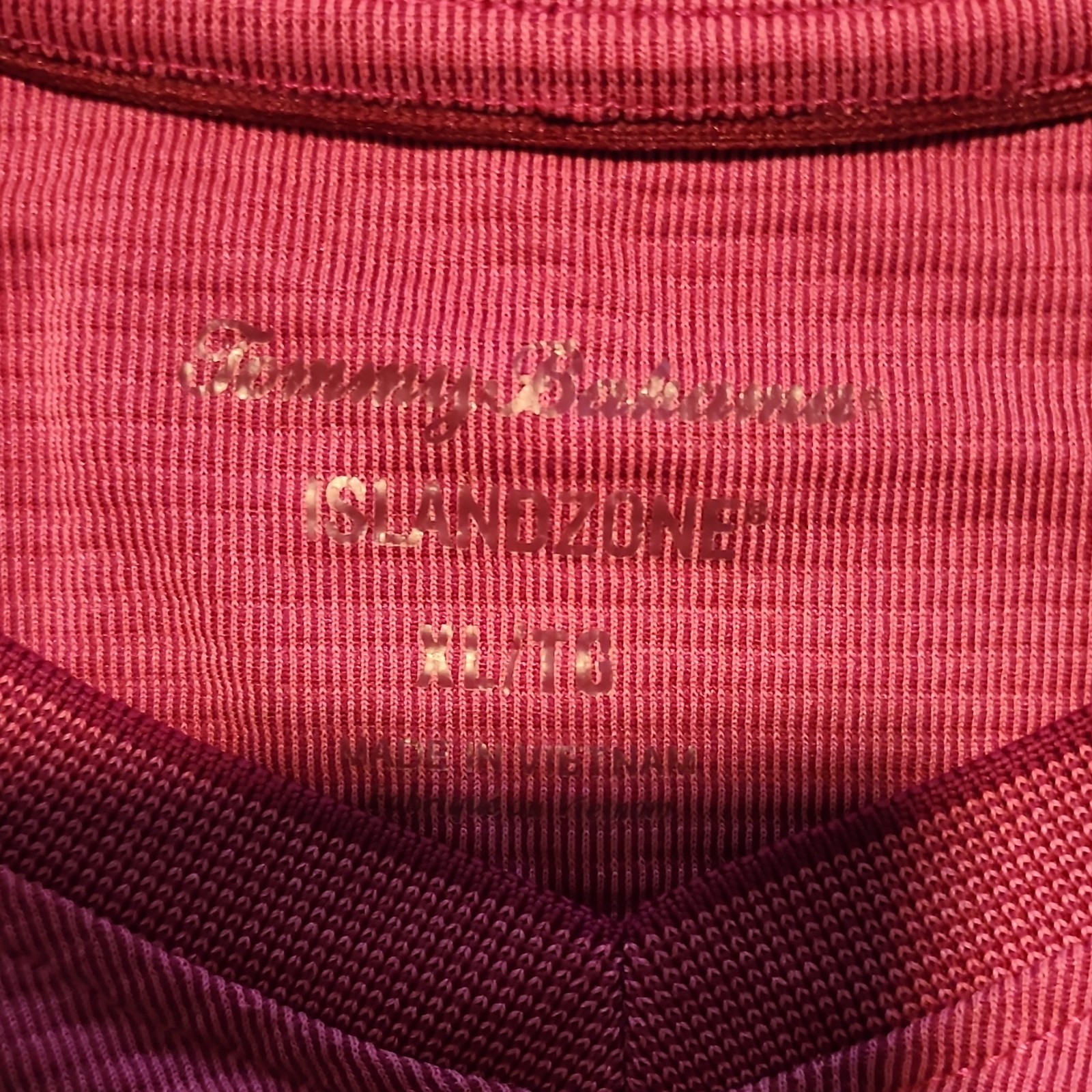 Tommy Bahama IslandZone Men’s V-Neck Short Sleeve Breathable Pink Modal XL