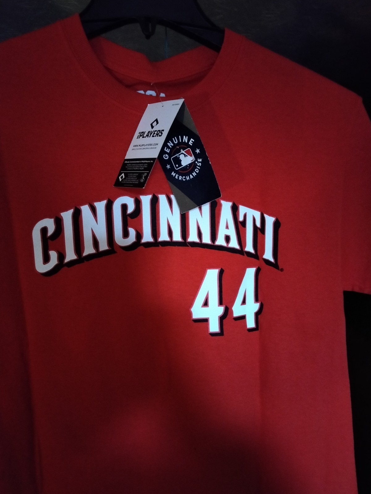 Cincinnati Reds DelaCruz #44 Baseball T Shirt Red MLB Licensed, Medium NWT