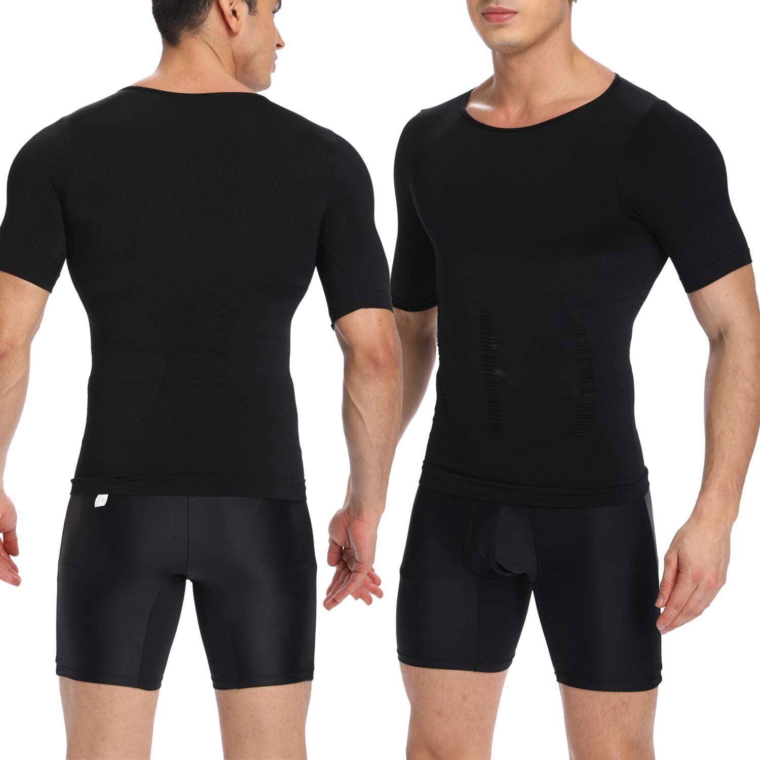 CGTFY Gynecomastia Compress Tank Top Men’s Slim Abs Body Shaper Athletic Vest US