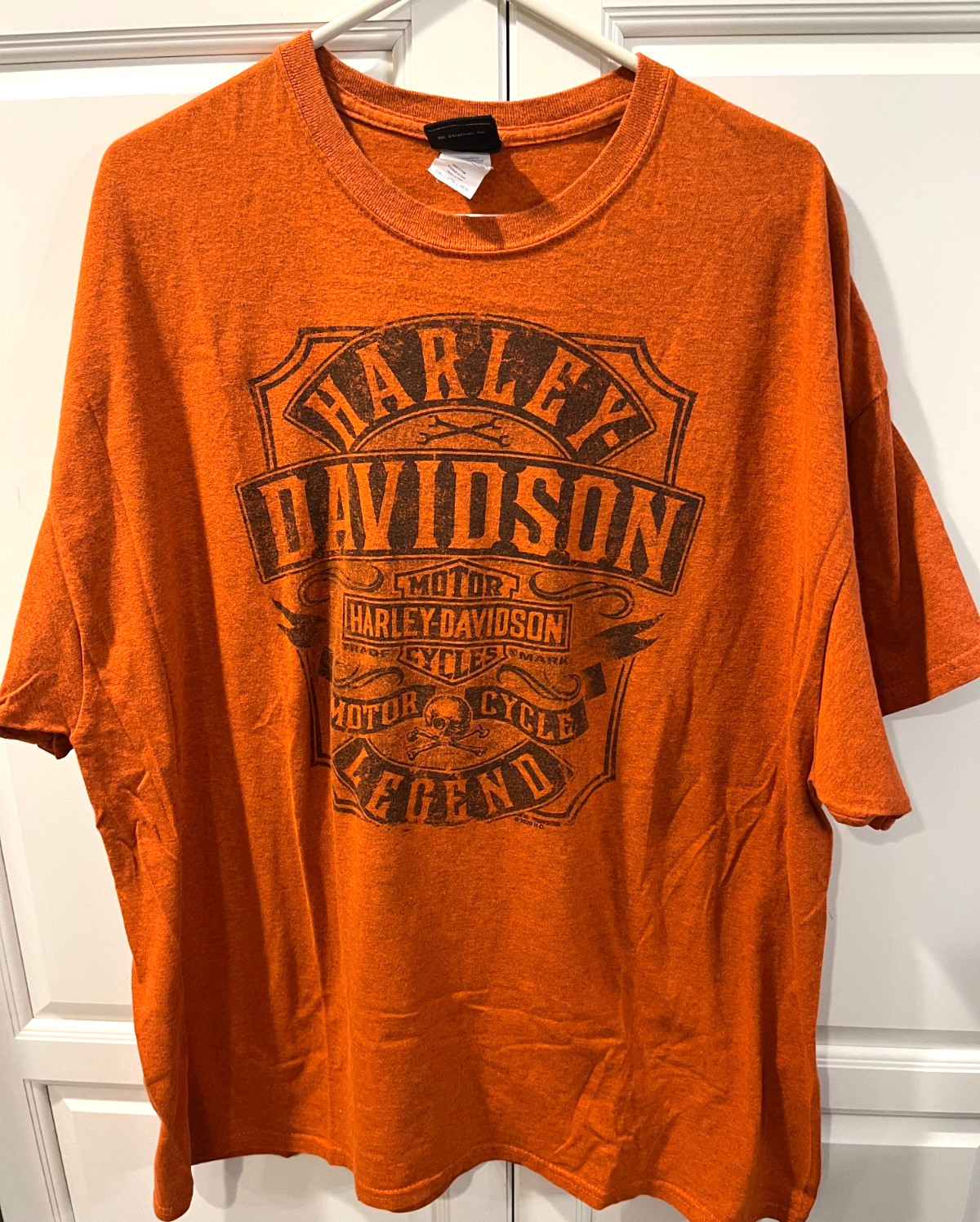 Harley Davidson T-Shirt Chesapeake Burnt Orange 2XL Free shipping