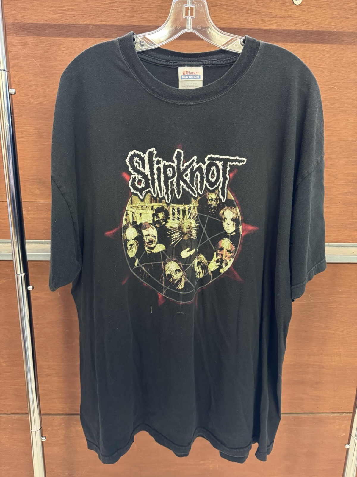 Vintage 2000s SLIPKNOT Faded Aged Worn Well Tee Shirt Size 2XL