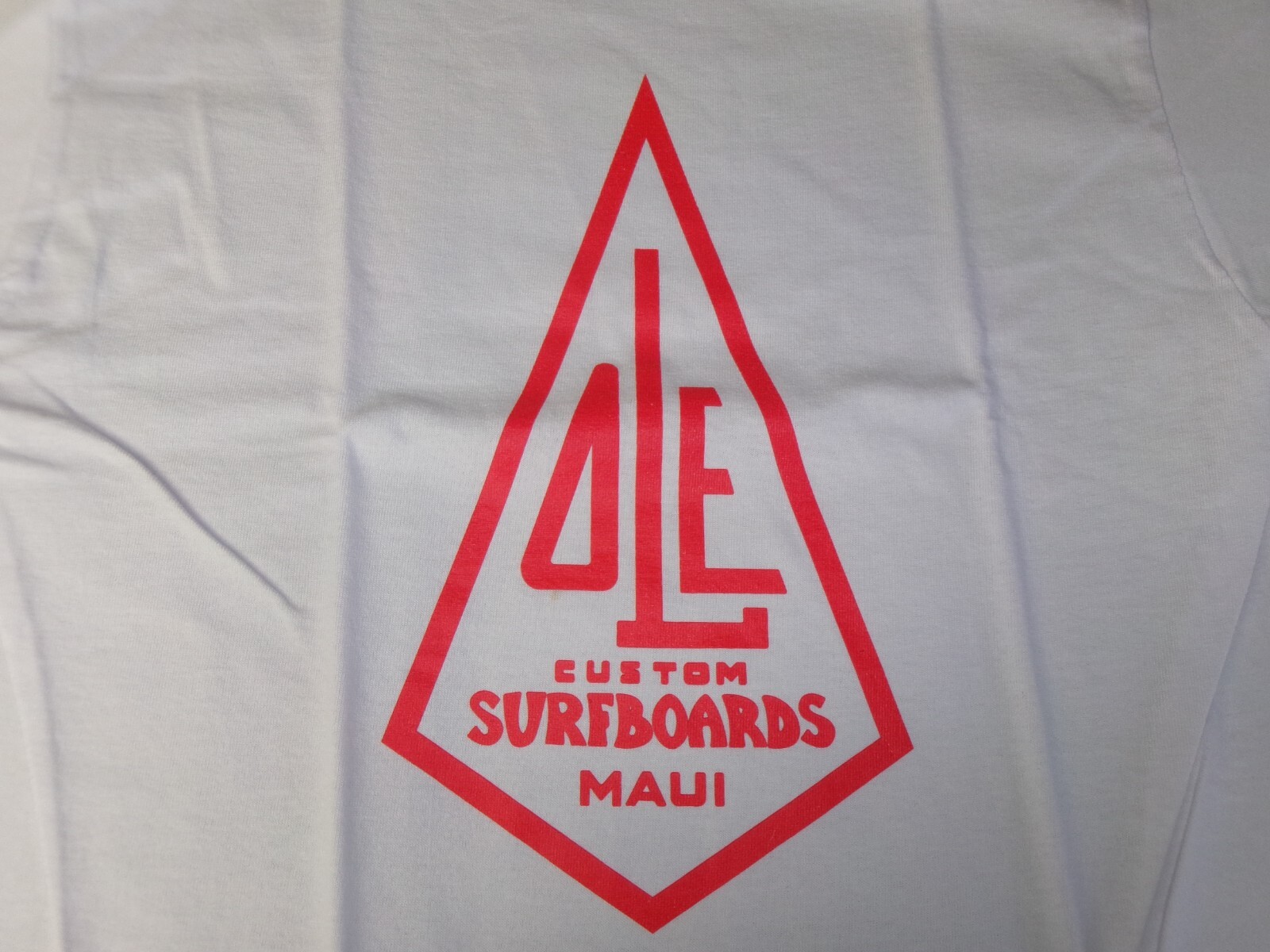 OLE CUSTOM SURFBOARDS MAUI S/S CLOSE OUT SALE T-SHIRTS WHILE THEY LAST! NEW!