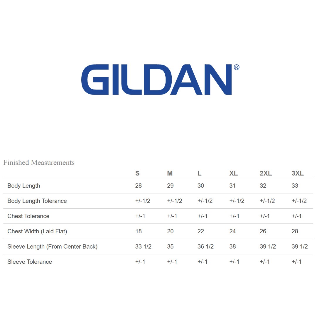 Gildan G540 Adult Heavy Cotton Blank Long Sleeve Casual Plain Sports T-Shirt