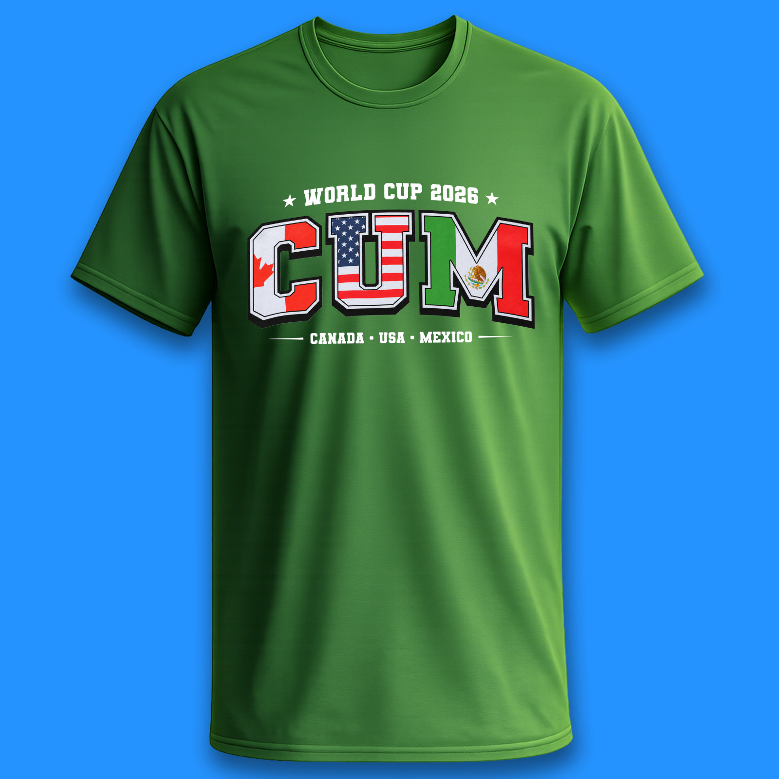 C.U.M Canada United States Mexico world cup fan graphic shirt 2026