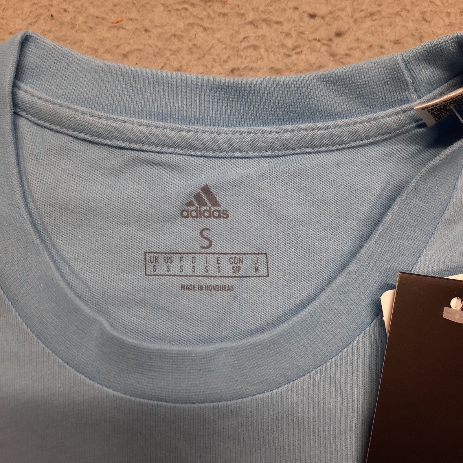 Adidas Fresh Tee T-Shirt Men’s Size Small Sky Blue Short Sleeve Training Logo