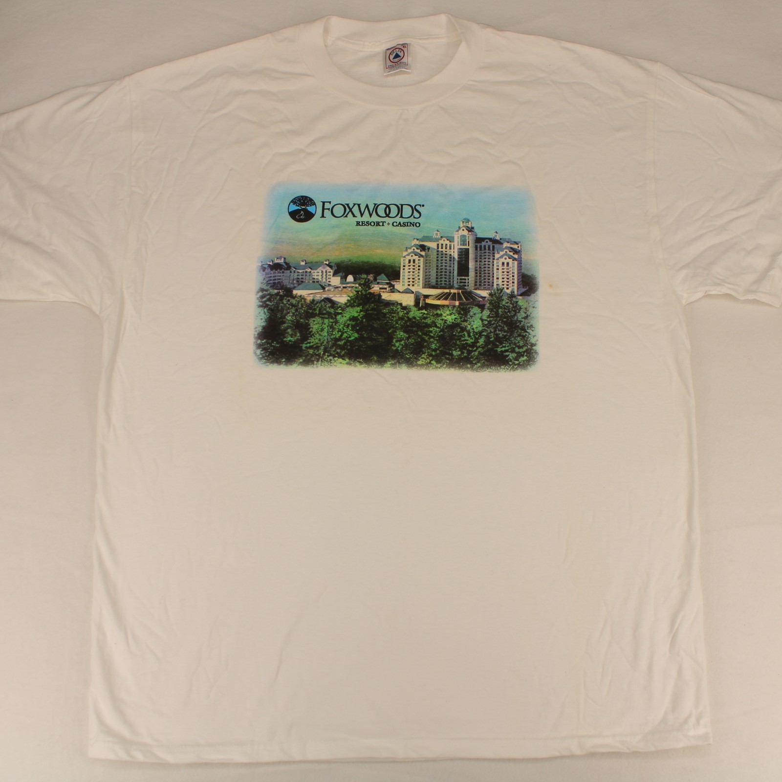 DELTA PRO Vtg 90s FOXWOODS RESORT CASINO Graphic T-SHIRT Men’s XL