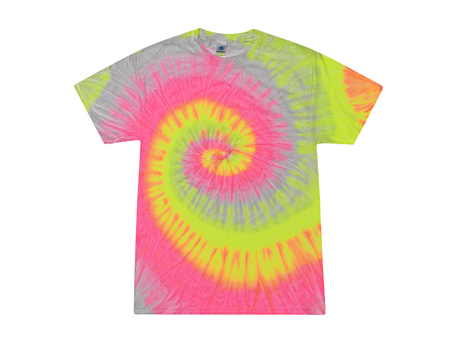 Multi-Color Rainbow New Tie Dye T-Shirts, Kids and Adult S to 5XL, Cotton 100%