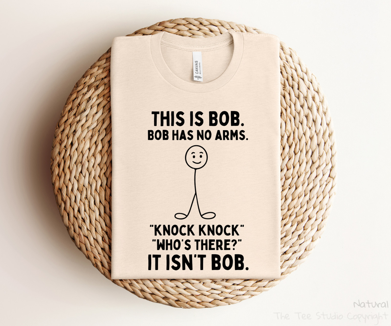 Silly Funny This Is Bob. Bob Has No Arms T-shirt Sarcastic Gifts Funny Shirt