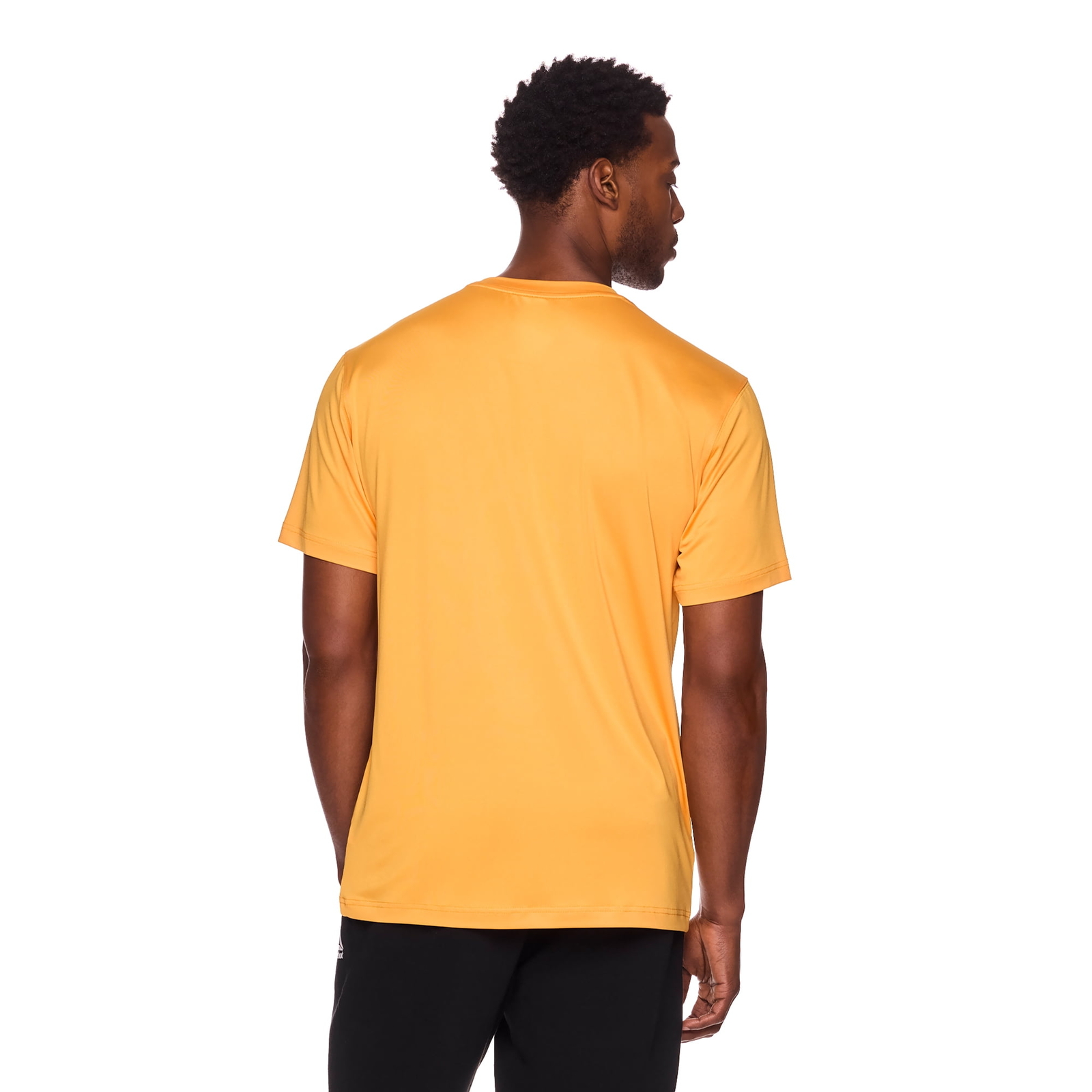 Reebok Tee Men’s Size S Orange Glow Graphic Short Sleeve –Y4–