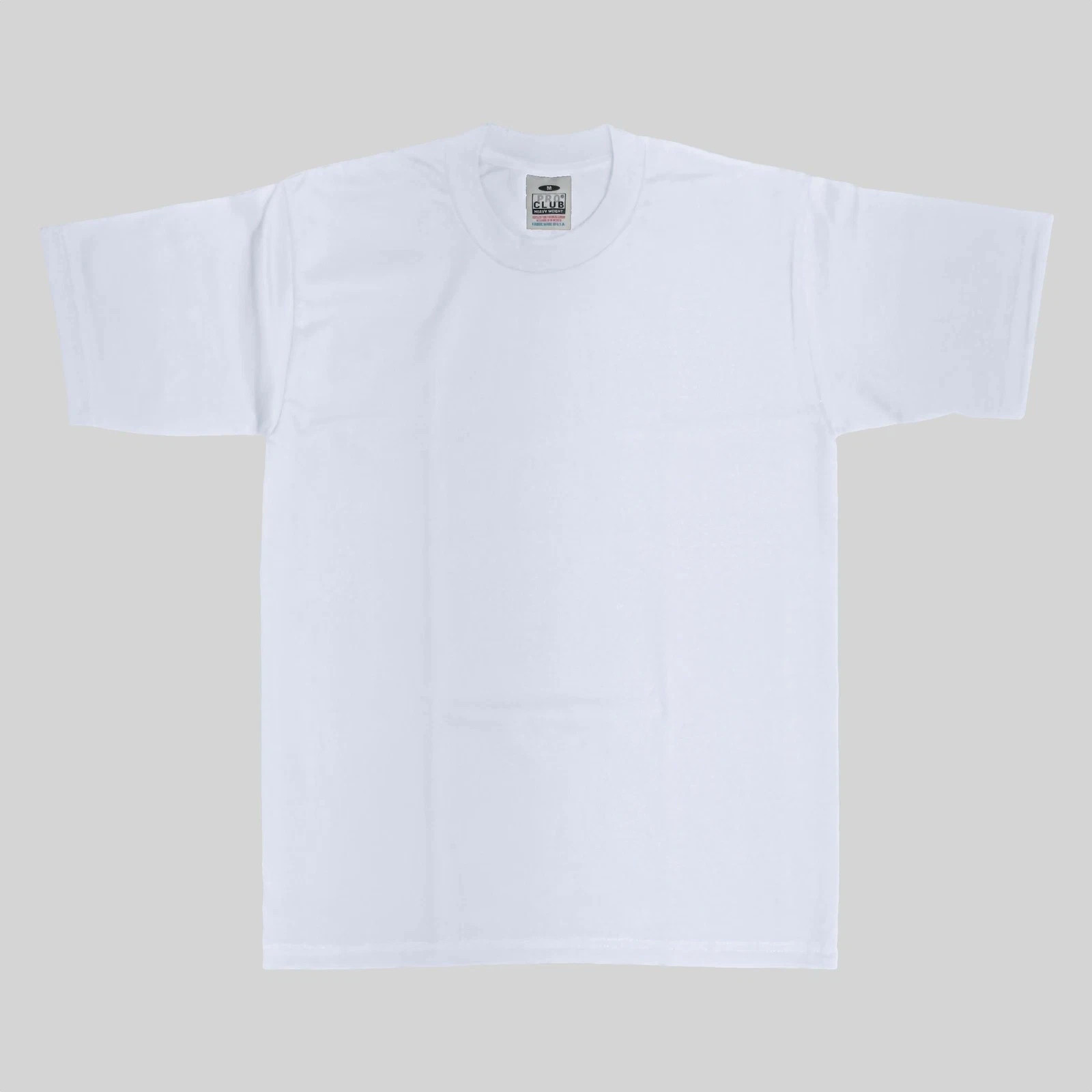 Pro Club Men’s Heavyweight Cotton Short Sleeve Crew Neck T-Shirt