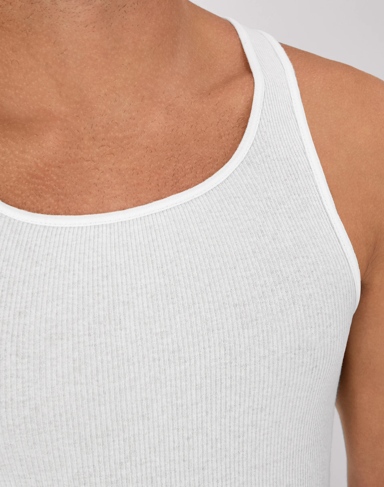Hanes Men’s TAGLESS ComfortSoft White A-Shirt 6-Pack Shirts Tank FreshIQ Value