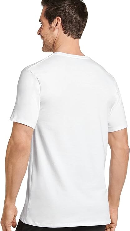 Jockey Men’s T-Shirts Cotton Stretch Crew Neck T-Shirt – 3 Pack, White, XL