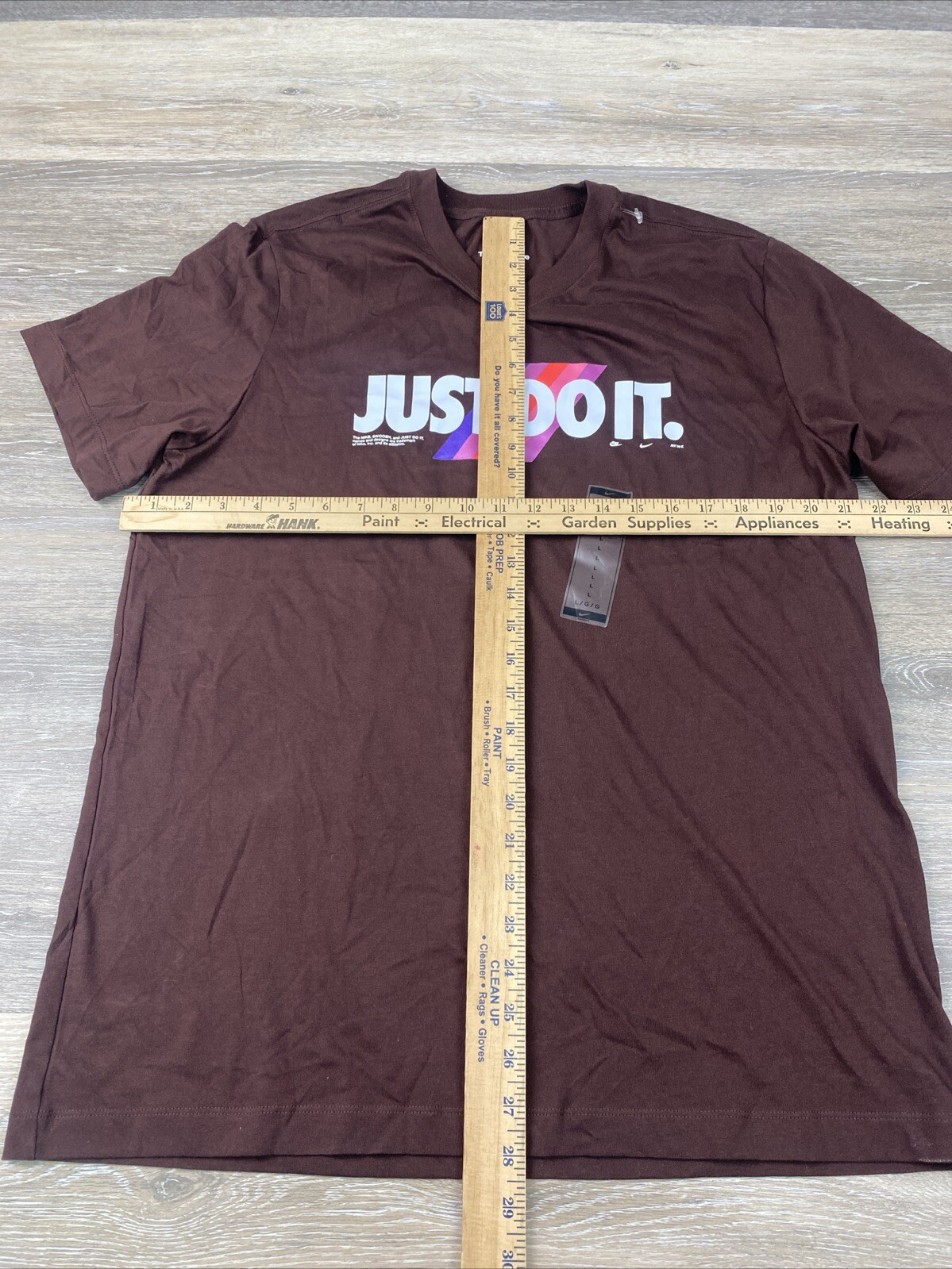 Nike Rainbow Just Do It JDI FQ8002-227 Size Large