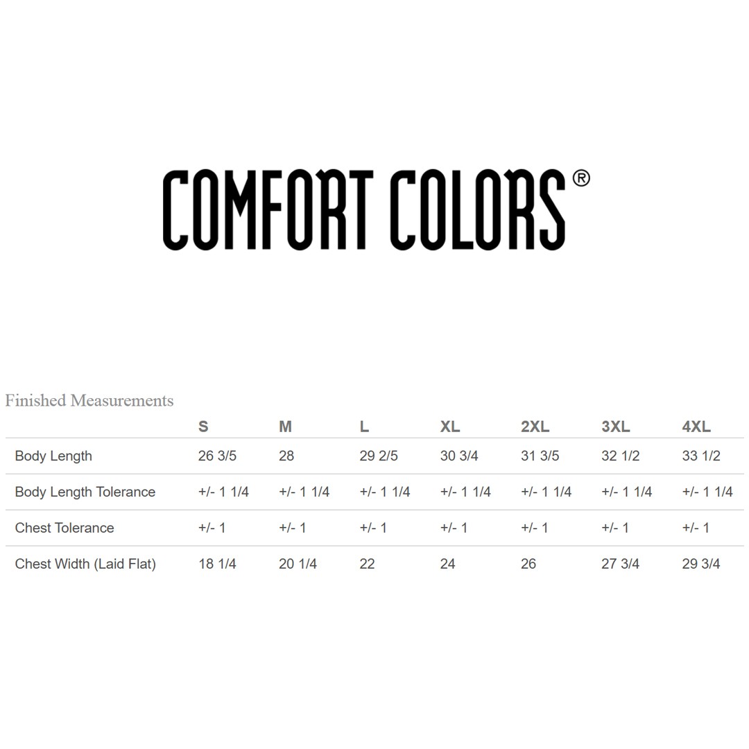 Comfort Colors C1717 Adult Cotton Short Sleeves Crew Neck Heavyweight T-Shirt