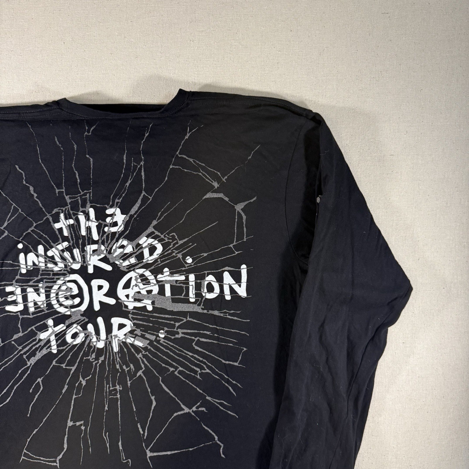 ASAP Rocky Injured Generation Tour Shirt Mens Sz L Double Sided Rap Music 2019