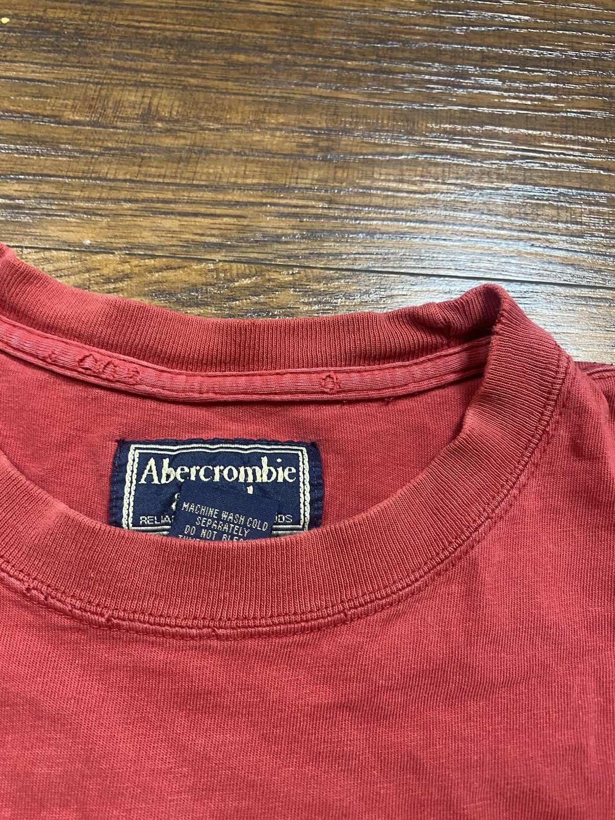 Y2K Thrashed Abercrombie & Fitch Mens XL T-Shirt Vtg USA Made Indian Grunge Punk