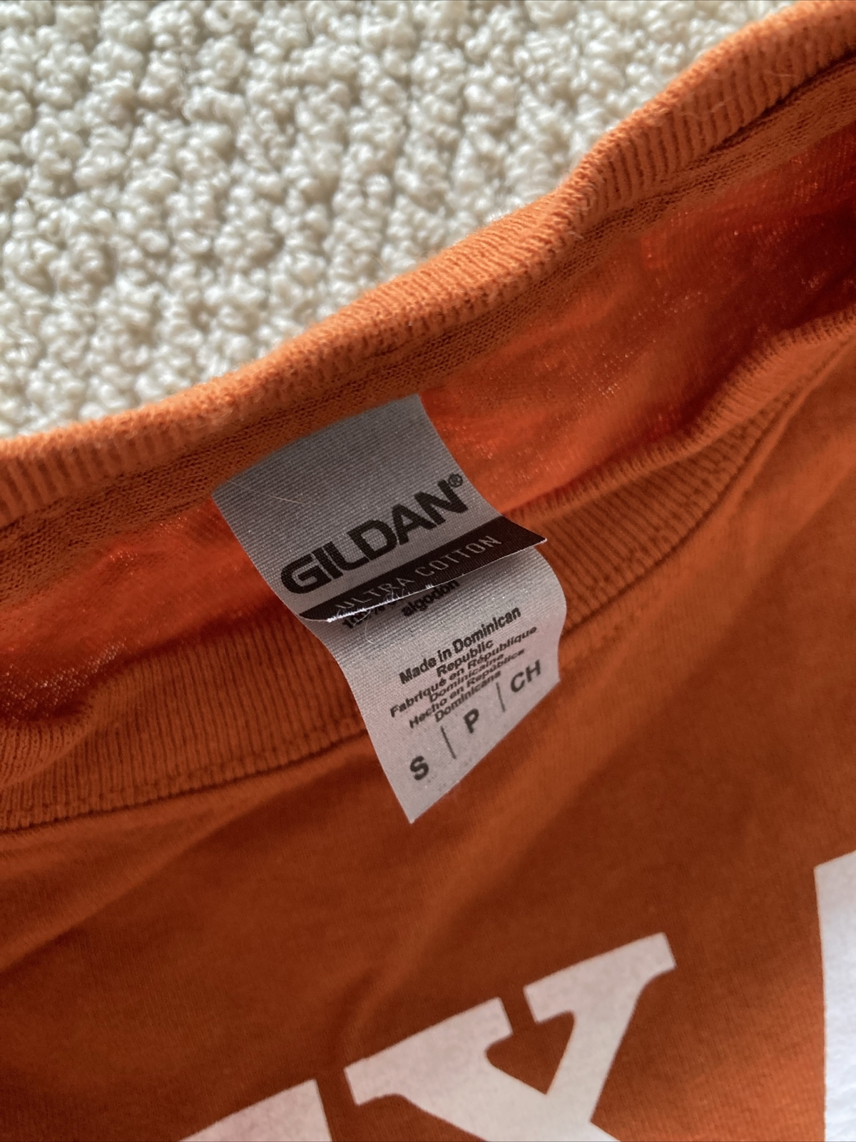 NEW Gildan Texas Physics UT Longhorns T-Shirt Size Small Unisex Burnt Orange
