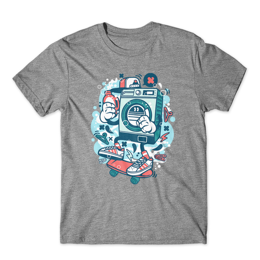 Washing Machine T-Shirt 100% Cotton Premium Tee New