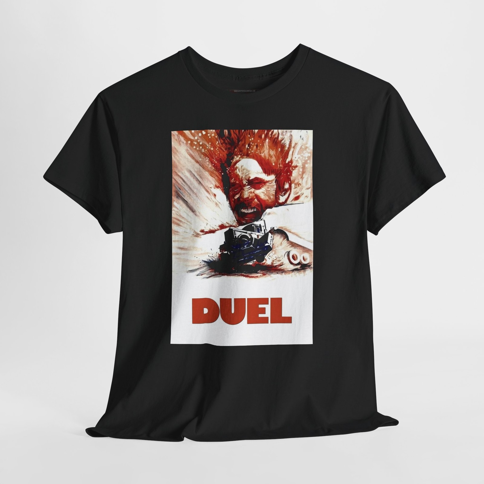 Duel 1971 Retro Movie Poster Horror Unisex Graphic T-Shirt