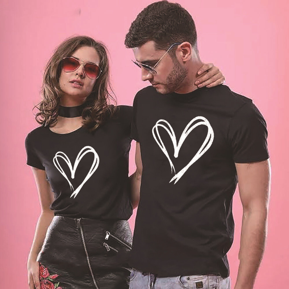 Love Sweet Heart T Shirt Tee Couples Graphics Sweet Birthday Anniversary Gift