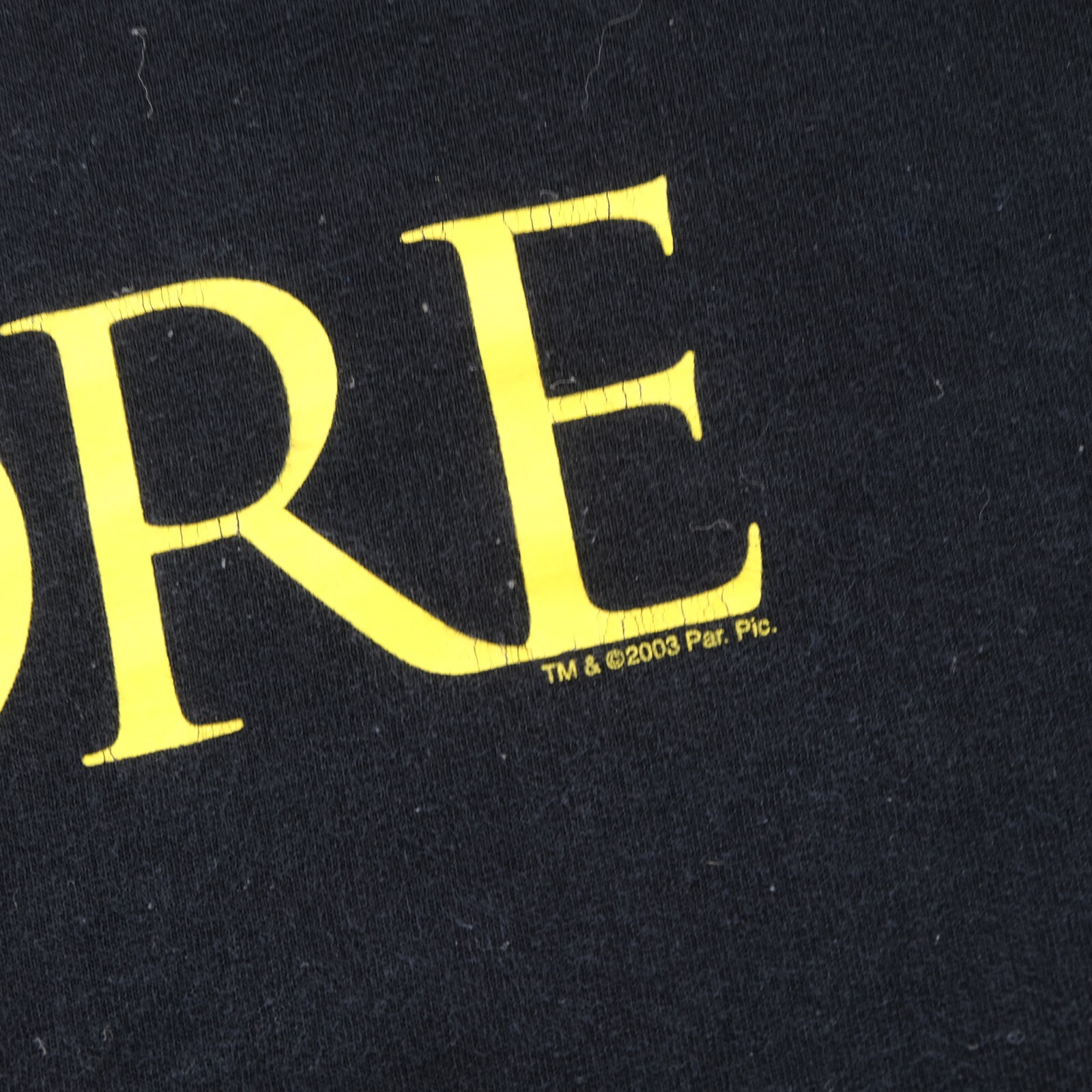 Rare Vintage The Core 2003 Film Prom Long Sleeve T Shirt 2000s Movie Black SZ XL