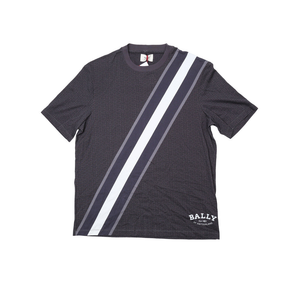 Bally Slant Stripe Tee Multi Size S/36 (Pre-owned/as pictured)