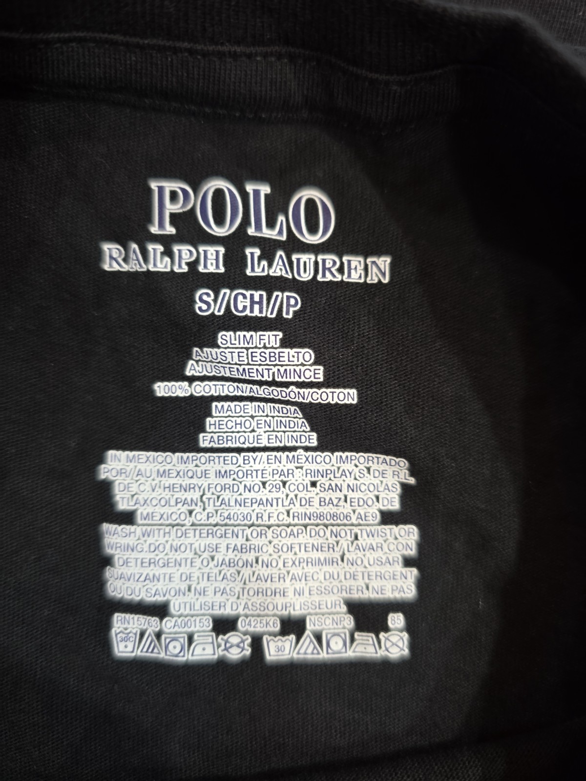 New Men’s POLO RALPH LAUREN Set Of 3 Crewneck Cotton Slim Fit T-shirt size S