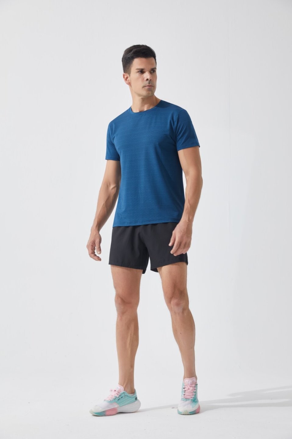 Men’s Short Sleeve UPF 50+ Sun Protection Shirts Quick Dry Rashguard Gym Shirt