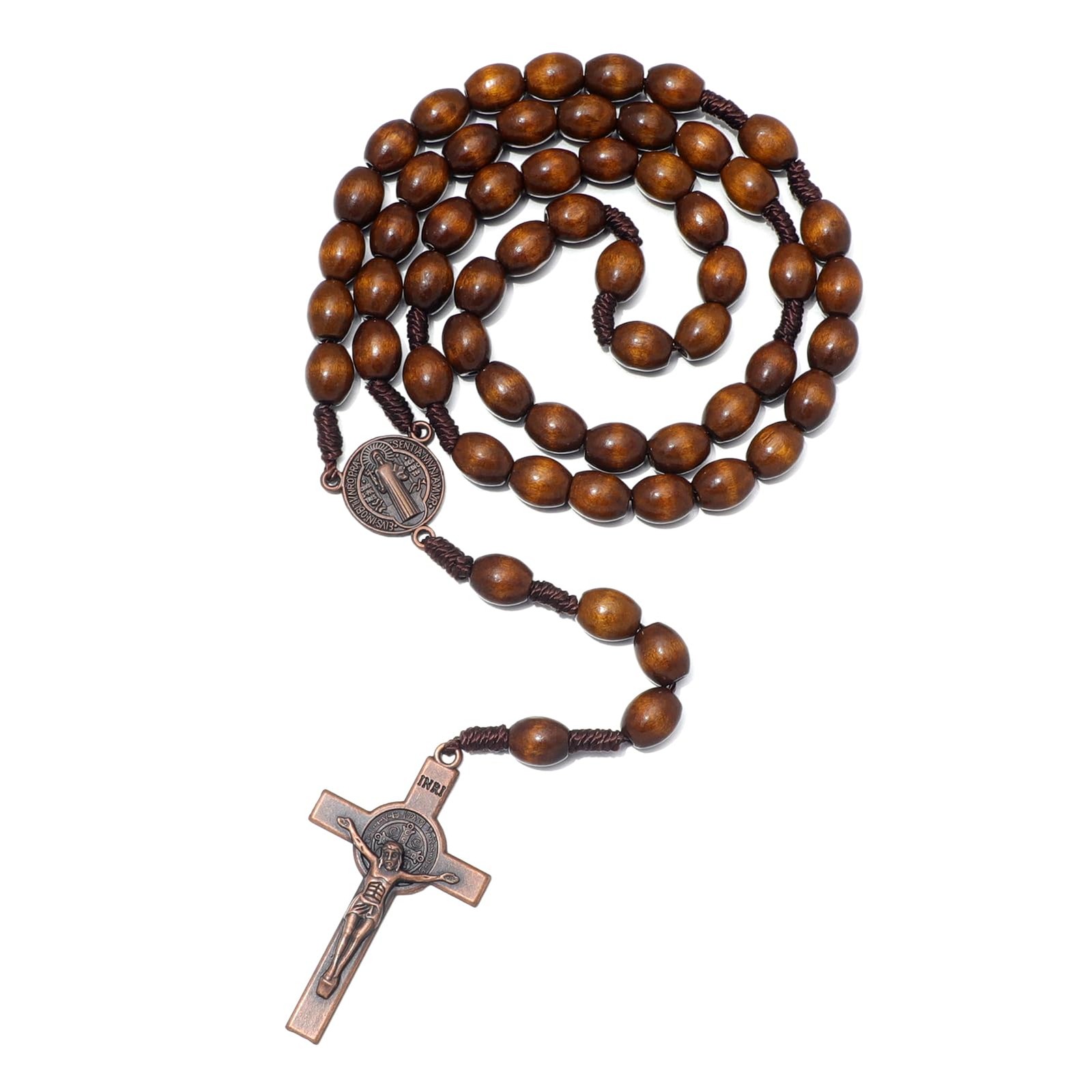 Handmade Wooden Catholic Rosaries, Rosary Beads Necklace Catholic Christian P…
