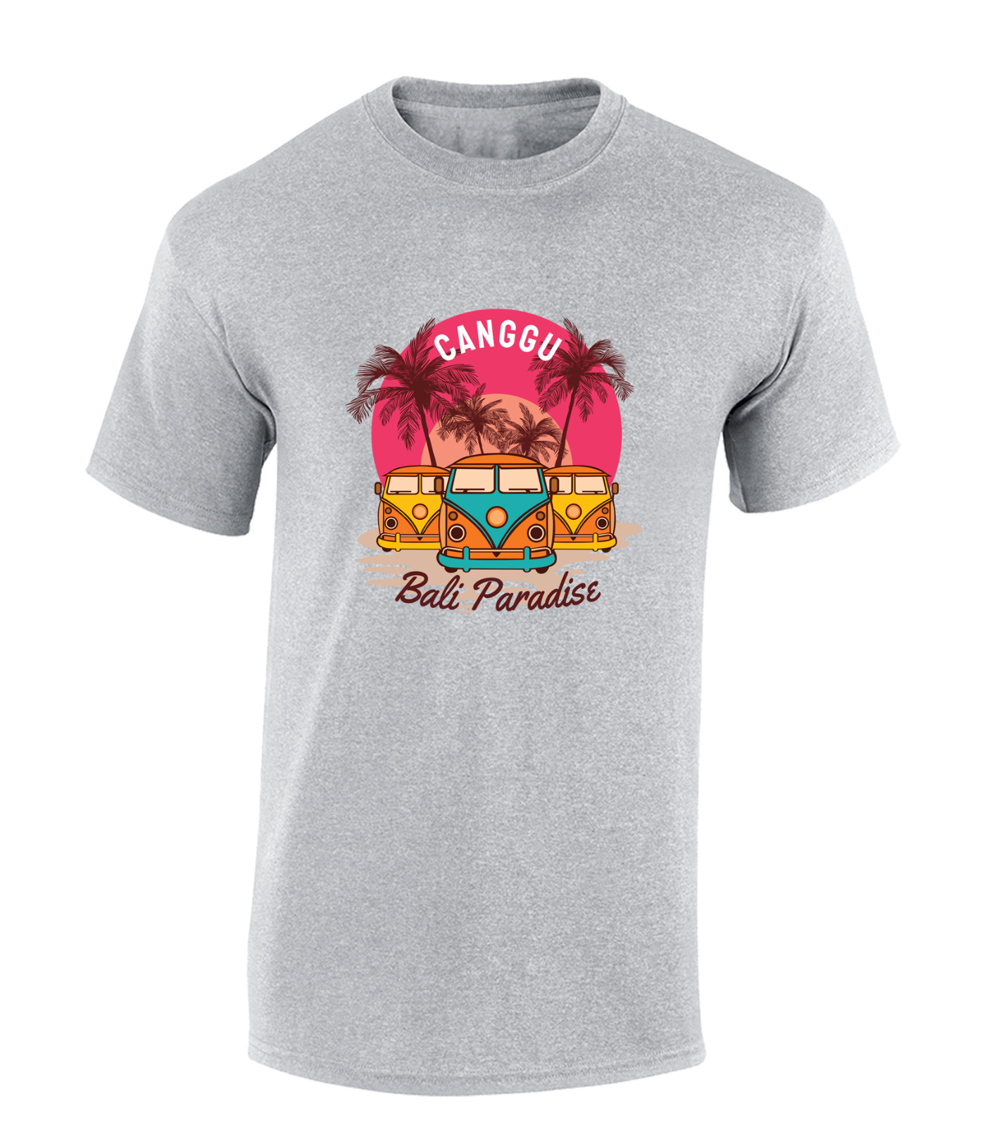 CANGGU BALI PARADISE MENS T SHIRT BEACH SUMMER HOLIDAY CASUAL CLOTHING TOP