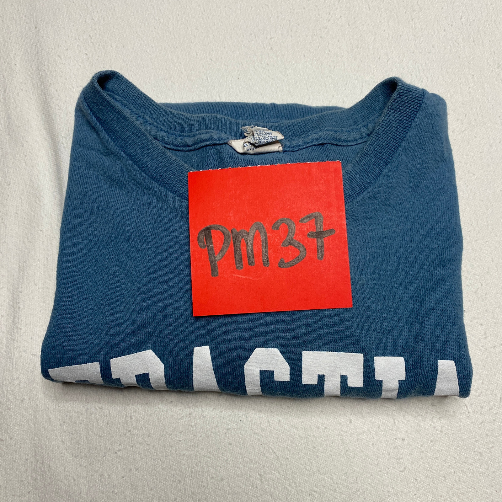 Delta Pro Weight T Shirt sz M Blue Sebastian Florida Retro Tourist Chic Casual