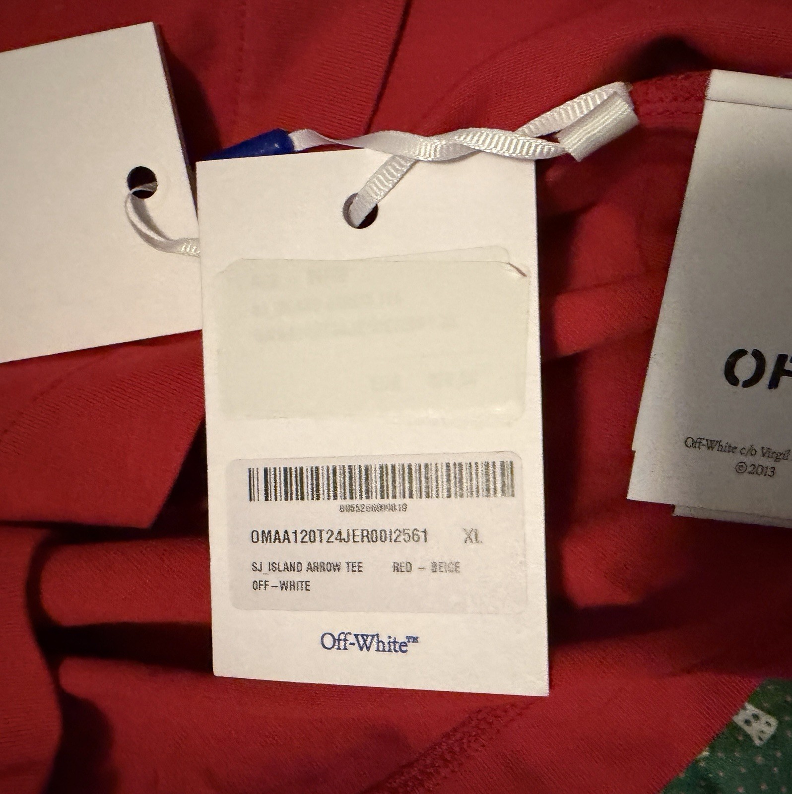 Off-White SJ Island Arrow T shirt XL