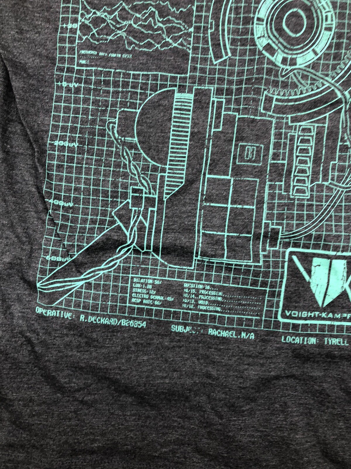 Bella + Canvas Unisex T Shirt Small Jersey Tee Shirt Blade Runner Gray