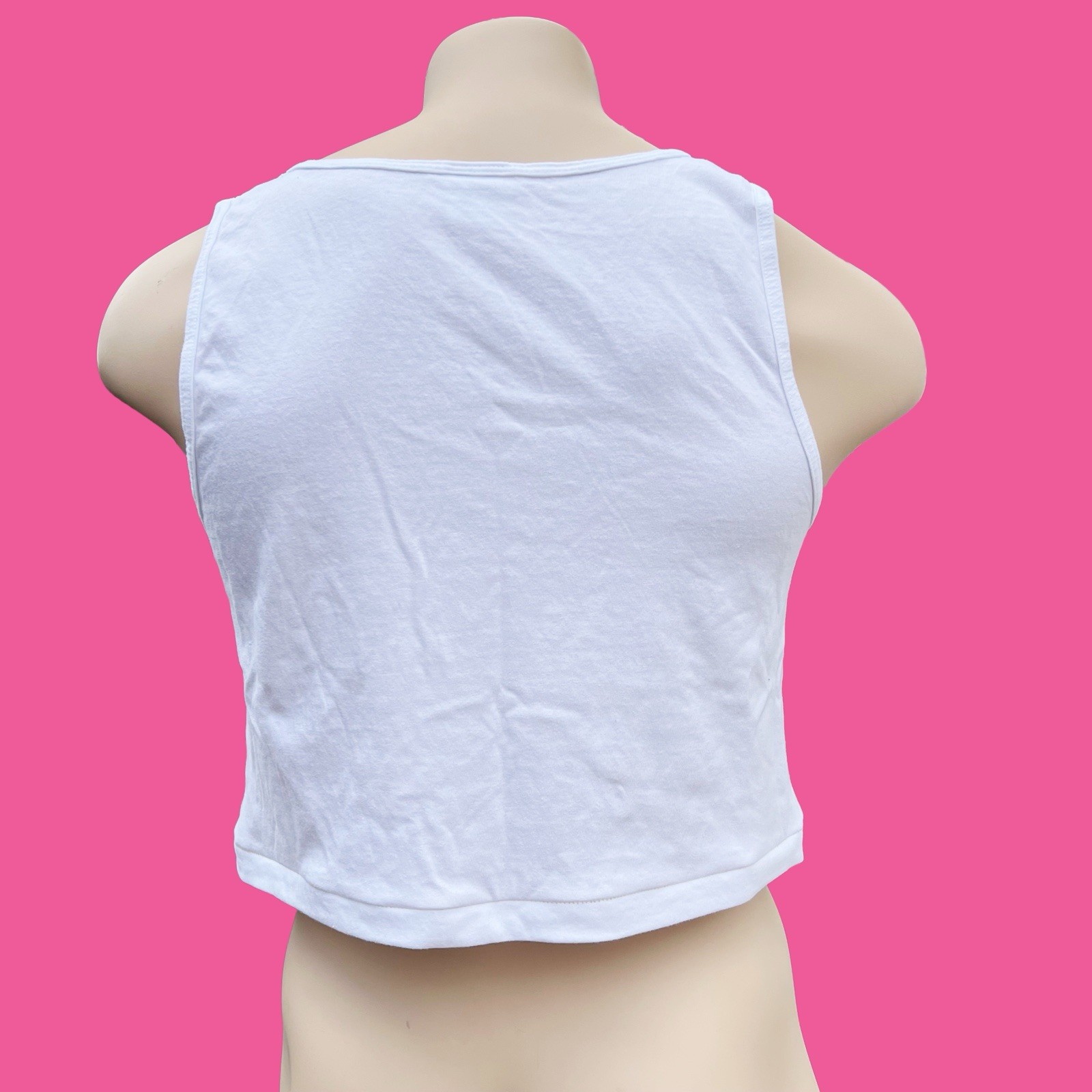Varsity Personalization number Custom print men white crop tank top