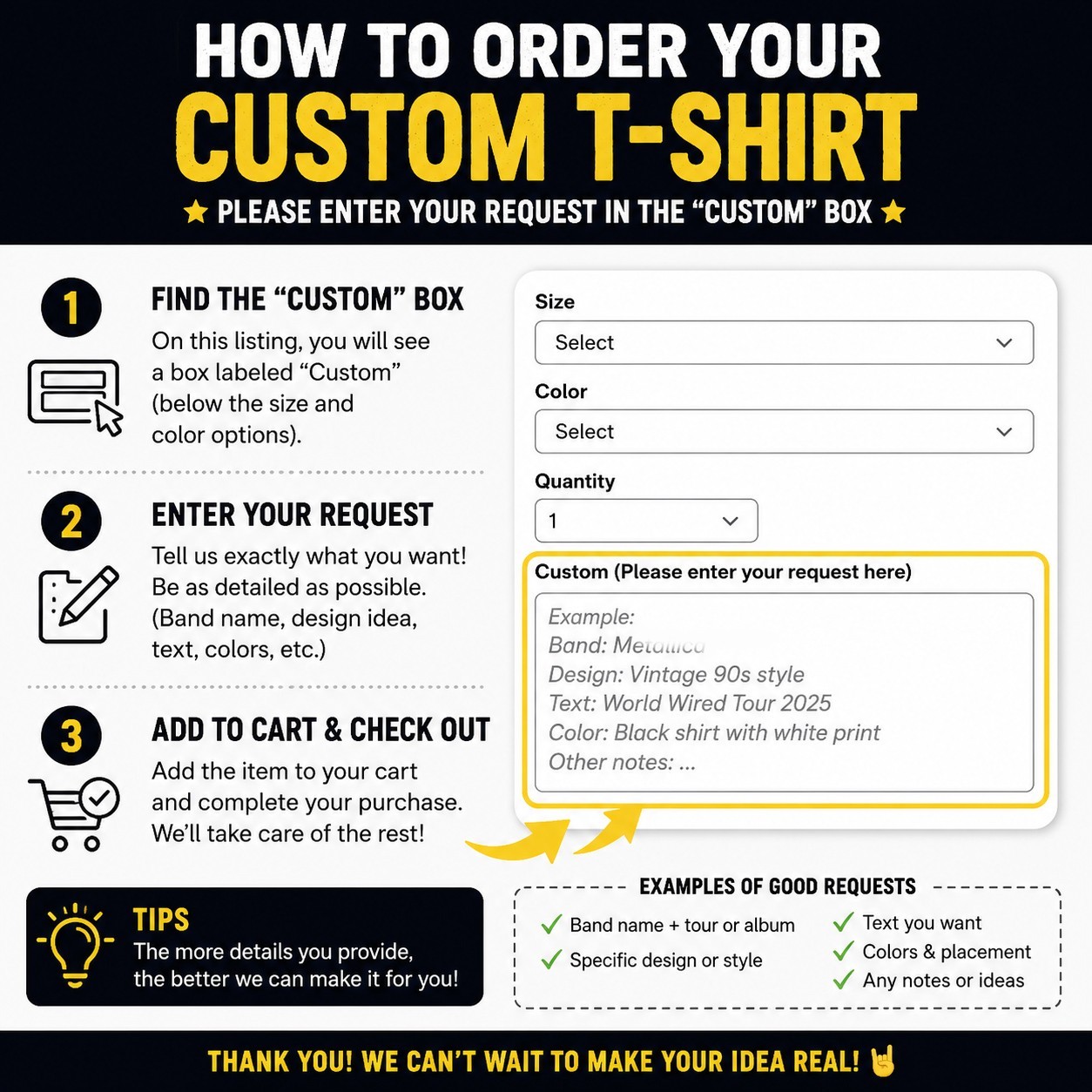 Custom Unisex T-shirt Size S-5XL