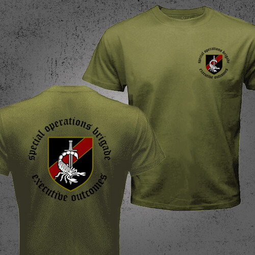 Executive Outcomes Mercenaries Angola South Africa Koevoet Army Military T-shirt
