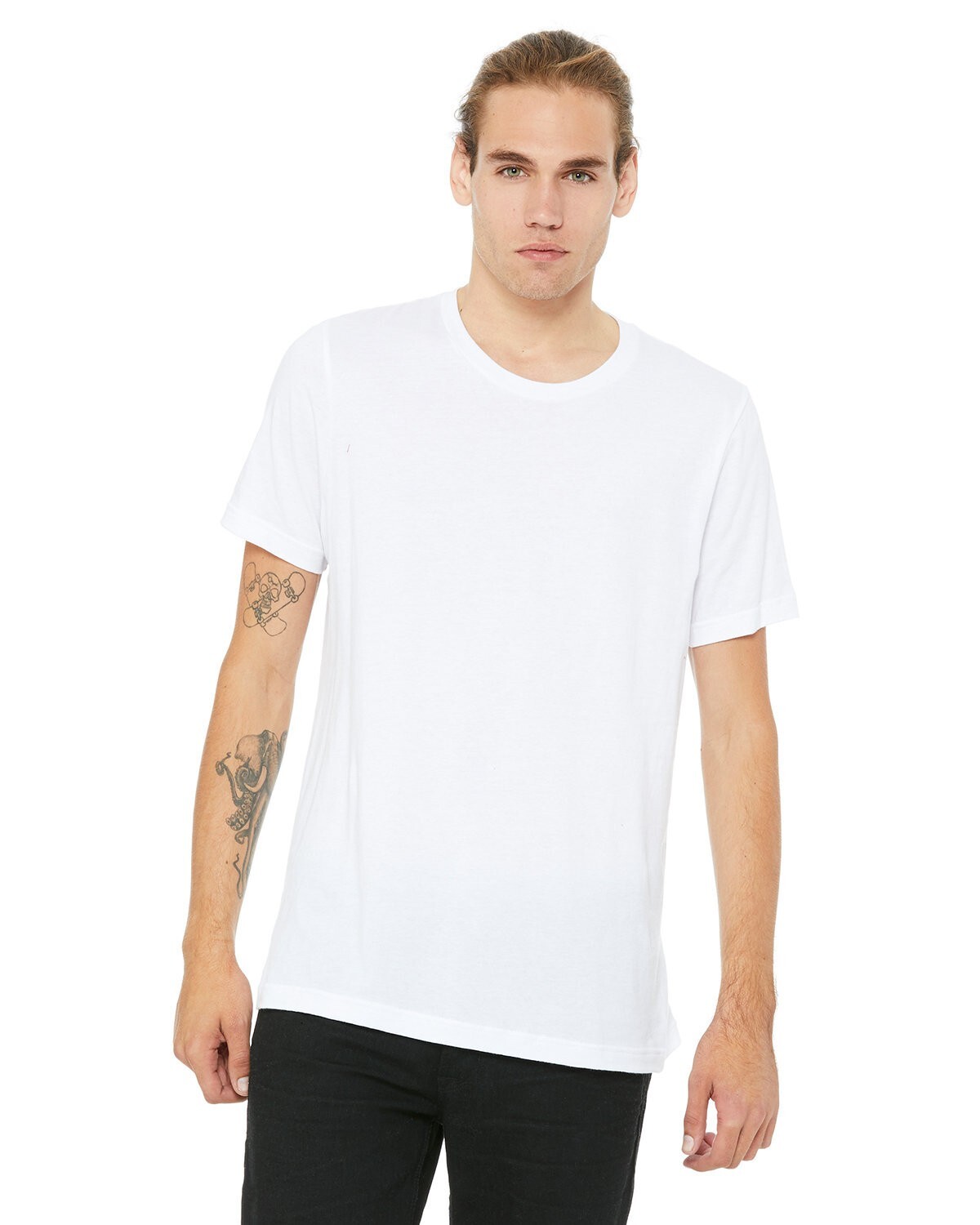 Bella + Canvas 3001C 2XL White Cotton Jersey Tee Unisex Tshirt