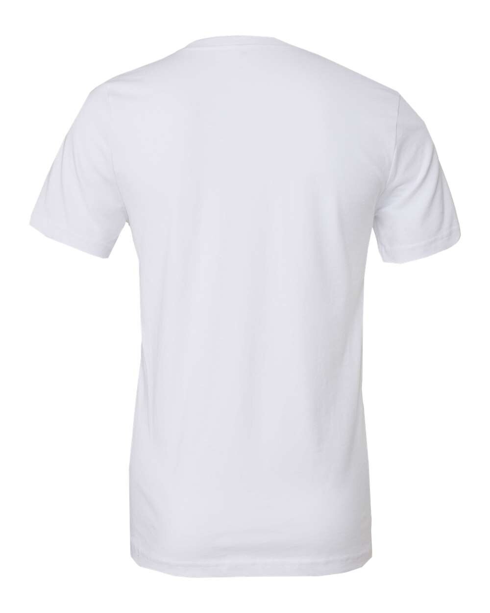 Bella + Canvas 3001C 2XL White Cotton Jersey Tee Unisex Tshirt