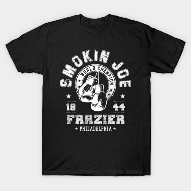 Joe Frazier Boxing T-Shirt Smokin Joe Heavyweight Champion Vintage Graphic Tee