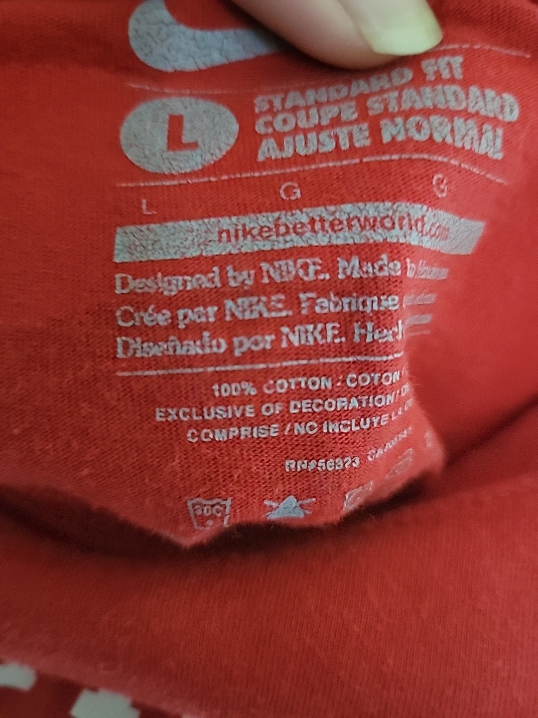 Nike Cincinnati Reds Red T-Shirt Size L And This One Belongs To The Reds MLB NL