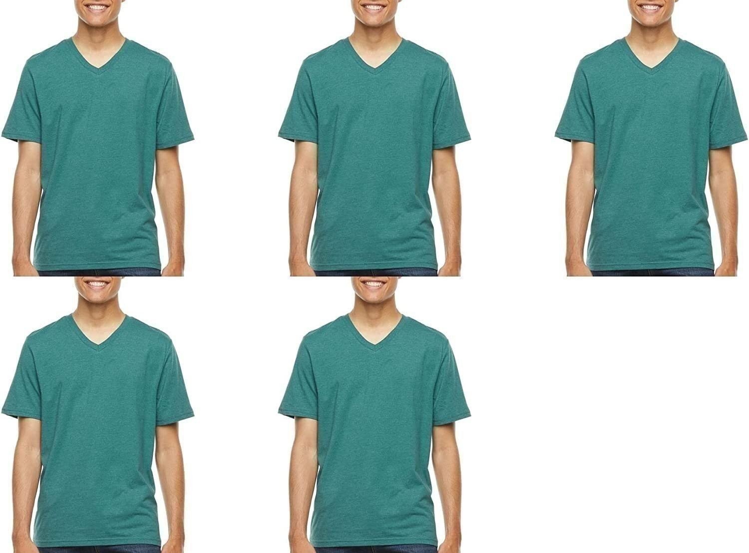 Fruit of the Loom Men’s V-Neck Tee (Pack of 5) MANY COLORS AVAILABLE