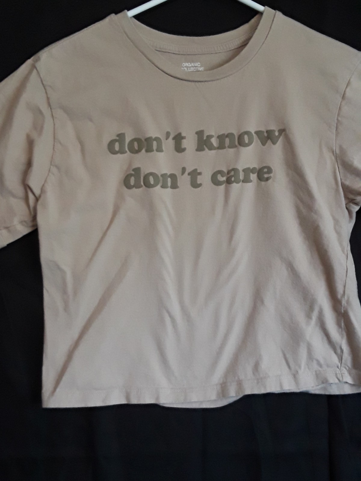 Dont Know Dont Care T Shirt XS teens